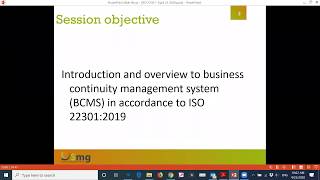 ISO 223012019 Business Continuity Management System [upl. by Hildagarde]