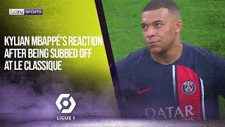 This was Mbappés reaction when he was substituted  LIGUE 1 HIGHLIGHTS  beIN SPORTS USA [upl. by Dygal600]