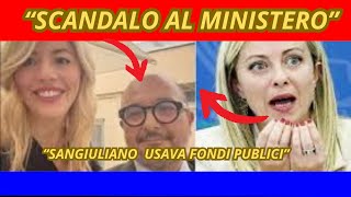 quotSCANDALO MINISTERIALEquot SANGIULIANO E LA BOCCI [upl. by Ahsina]