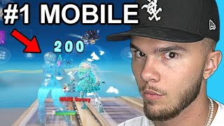 Reacting To The 1 Fortnite MOBILE Player [upl. by Haig]