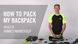 How to pack my Trail Running backpack  by Dynafit athlete Hannes Namberger  Tutorial  DYNAFIT [upl. by Salb]