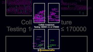 Collatz conjecture test 160001170000 [upl. by Theodor731]