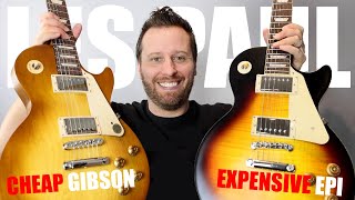 EXPENSIVE Epiphone vs CHEAP GibsonWhich One is the BETTER Les Paul [upl. by Yttig698]