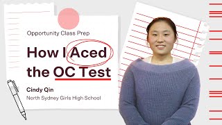 How I Aced the OC Test  Opportunity Class Prep [upl. by Odilo]