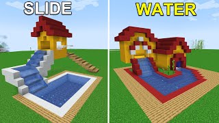 Minecraft Water Park amp Water Slides Building [upl. by Petunia]