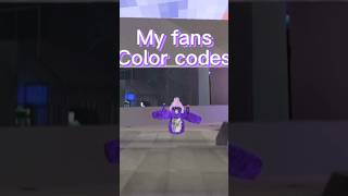 My fans color codes pt1glowingmonk gtagmonke gorillatag gtag [upl. by Eseneg408]