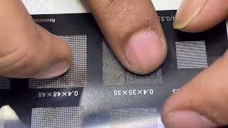 EMMC IC CPU IC REBALLING [upl. by Andras]