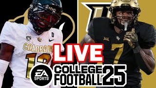 Colorado at UCF  92824 Simulation EA College Football 25 [upl. by Neelia]