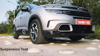 Citroen C5 Aircross Suspension Test l indiantorque [upl. by Hayidan]