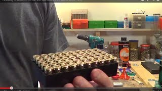 Reloading 50 rounds of 45 Colt with cast bullets from start to finish  STD [upl. by Naujled747]