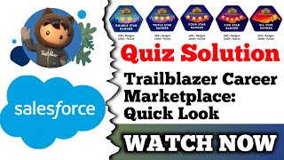 Trailblazer Career Marketplace Quick Look  Salesforce Trailhead  Learn About the Trailblazer [upl. by Normi]