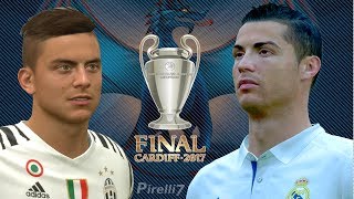 FIFA 17 REMAKE CRISTIANO RONALDO VS PAULO DYBALA GOALS amp SKILLS 2017  UCL FINAL 2017  Pirelli7 [upl. by Elayne]