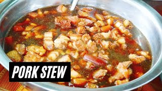 Lao Food  Pork Stew  Tom Khem [upl. by Zoellick]