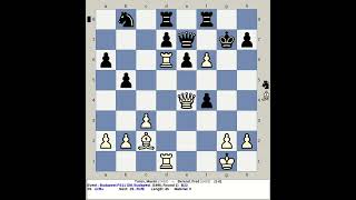 Turov Maxim vs Berend Fred  Budapest FS11 GM Chess 1996 Hungary [upl. by Ingaborg]