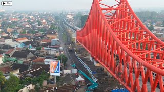 REL LAMA DAN PALANG PERLINTASAN JOGLO MULAI DIBONGKAR SIAP DILANJUTIN PEMBANGUNAN JALUR GANDA [upl. by Winwaloe348]