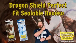 Dragon Shield Perfect Fit Sealable Inner Sleeves Review  TCG Product Reviews [upl. by Morganne900]