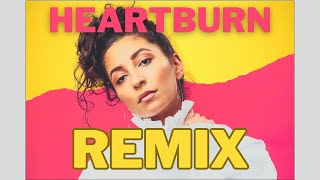 Wafia  Heartburn Remix  Lyric Video [upl. by Ettesyl859]