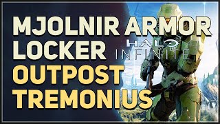 Outpost Tremonius Mjolnir Armor Locker Halo Infinite [upl. by Ati]