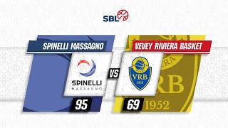 Spinelli Massagno vs Vevey Riviera Basket  Game Highlights [upl. by Burk]