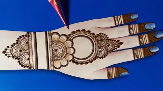 Eid Special Stylish Easy Mehndi designSimple Mehandi ka designMehndi designMehandi designHenna [upl. by Hluchy]