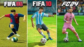 Scoring an INSANE Goal With Messi In Every FIFA 0624 [upl. by Nanete265]