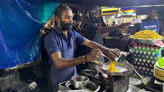 Keralas Fastest Omelette King at Calicut  Calicut Street Food [upl. by Kcirdes]