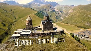 Georgia Gergeti Trinity Church Kazbegi [upl. by Grimbald]