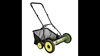 This push mower is Awesome  Sun Joe 20quot Manual Push Reel Mower [upl. by Salkcin242]