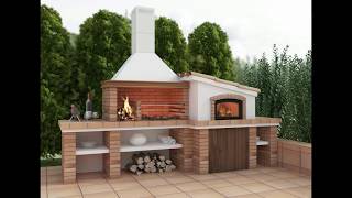 ASADOR Y QUINCHOS DE EXTERIORES BEST Outdoor Kitchen Design Ideas [upl. by Lathrop533]