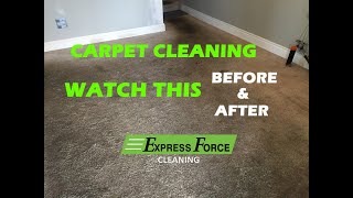 ❓CAN THIS BE CLEANED❓ Very Satisfying Carpet Cleaning in Red Deer AB Express Force Cleaning [upl. by Weinert]