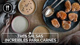 TRES SALSAS INCREÍBLES para convertir tu CARNE en la MEJOR RECETA DE NAVIDAD  Instafood [upl. by Devonne]