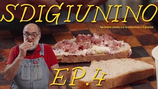 Paninetto con SQUACQUERONE CIPOLLA E SALSICCIA CRUDA  SDIGIUNINO ep4 [upl. by Nnylirak]