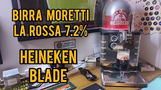 Birra Moretti La Rossa bock 72  Heineken blade  review No 1215 [upl. by Brooke215]