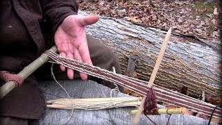 Weaving with a String Heddle [upl. by Ehsiom]