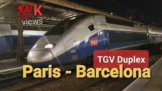 TGV Barcelona  Paris Double Decker High Speed Train 🇪🇦 🇨🇵 Spain  France Trip Report [upl. by Isteb]