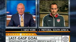 Landon Donovan on Last Minute Goal [upl. by Hadihahs]