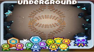 Bloons TD6 No Commentary Underground  Impoppable [upl. by Schwinn]