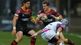 Dragons Hallam Amos continues his hot streak v Ospreys [upl. by Philo401]