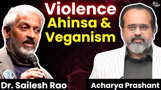 The fundamental Violence Ahinsa amp Veganism fully explained  Acharya Prashant Conversation2022 [upl. by Ahsienyt]