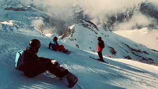 Schilthorn Skiing Mürren  Skiing the Steepest Ski Slope in the Jungfrau [upl. by Yecac]