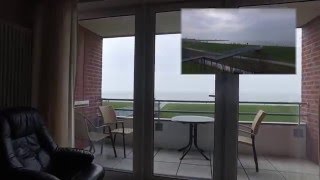 5 Sterne Ferienwohnung für 2 Personen in Büsum mit Blick auf den Strand [upl. by Anear660]