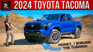 The 2024 Toyota Tacoma TRD Is A Multifaceted Sport Truck With Baby Tundra Vibes [upl. by Bartlet]