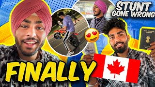 VISA AGEYA WAY TO CANADA ✈️🇨🇦  Delhi India Gate Te Carry Di Larhai Hogi  Being Brand [upl. by Naaman]