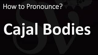 How to Pronounce Cajal Bodies CORRECTLY [upl. by Garceau]