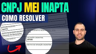 CNPJ MEI INAPTO por Omissão de Declarações  Como Regularizar [upl. by Crim]