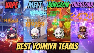 8 BEST  STRONGEST C0 YOIMIYA TEAMS  Spiral Abyss Showcase  Guide  Genshin Impact [upl. by Douville]