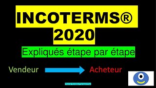 INCOTERMS 2020 expliqués étape par étape bacpro otm logistique transport logistics formation [upl. by Connett]