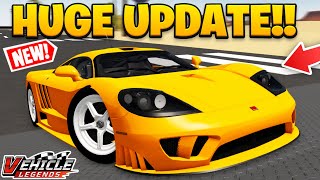 NEW Huge SALEEN UPDATE In Vehicle Legends Roblox [upl. by Adyam16]