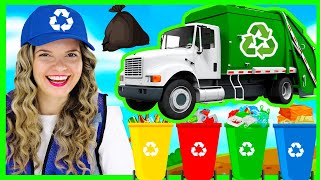 Recycling for Kids  Garbage Truck Videos for Children  Toddler Learning Video with Speedie DiDi [upl. by Ael560]