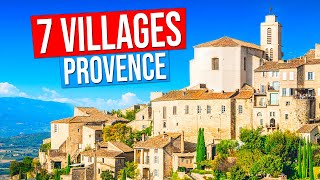 7 BEST VILLAGES of PROVENCE FRANCE in 4K [upl. by Anneliese]